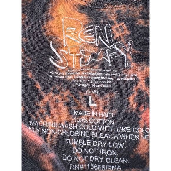 Ren & Stimpy Toe-Dye Tee - Picture 3 of 3